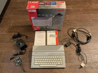 Vintage Atari 130xe In Nearly - W/ Box & Accessories