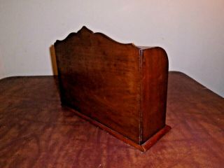 Vintage Alfred Dunhill Tambour Roll Top Wood Pipe Stand Holds 6 London 5