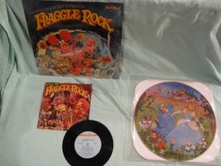 Rare Fraggle Rock Jim Henson Muppets Soundtrack Disney Cinderella Picture Disc