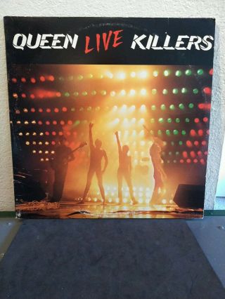 Queen Killers Live 1979 Elektra Vinyl Lp Green An Red 2 Album