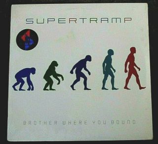 Supertramp Brother Where You Bound 1985 A&m Records Sp - 5014 Art Rock Lp