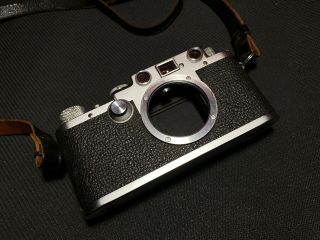Leica Ernst Leitz Wetzlar Vtg 35mm Rangefinder Camera Body Model Iiif