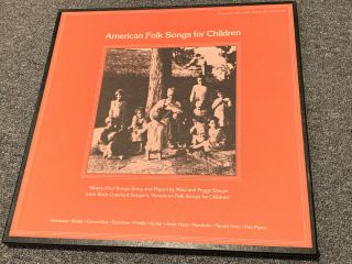 American Folk Songs For Children 3 Lp Set Mike & Peggy Seeger Rounder Records