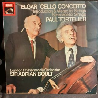 Elgar Cello Concerto Tortelier/ Boult Emi Asd 2906 Stereo,  2nd Version 10 "