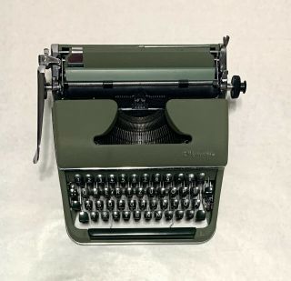 Olympia SM2 Vintage Typewriter,  West Germany,  Near,  with Case,  1952, 2