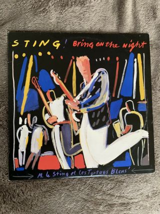 Sting Bring On The Night 2 X Lp 1986 Made In England