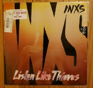 Inxs - Listen Like Thieves Lp Vinyl 1985 Us Orig 1st Press Atlantic Shrink Nm -