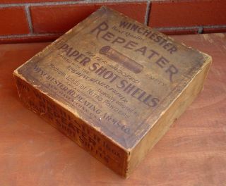 1901 Winchester Repeater Paper Shot Shells - 100 Count - 2 Piece Box (empty)
