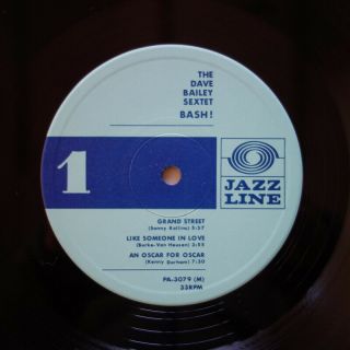 Dave Bailey Sextet Bash on Jazzline - Japan MONO LP NM Kenny Dorham 3