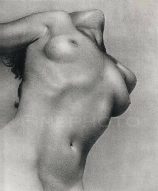 1935 Vintage William Mortensen Surreal Female Nude Woman Photo Gravure Art 16x20