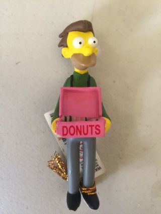 Lenny And Donuts Figurine The Simpsons 2006 Bnwt Springfield Nuclear Power Plant