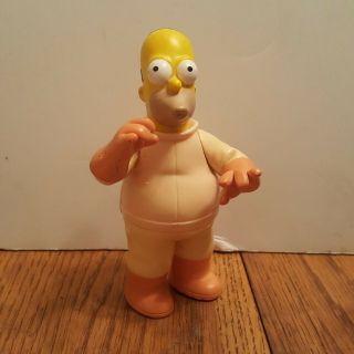 The Simpsons Nuclear Power Plant Radioactive Homer Playmates Action Figure Wos