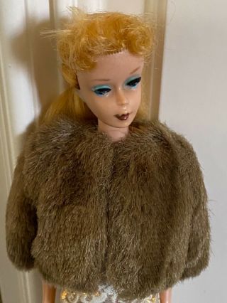 1960 Barbie Doll 3/ 4 Long Soft Blonde Hair