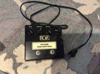 Ross R70 Phase Distortion Vintage Effects Pedal Rare 80s Synthesizer Guitar Bass