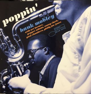 Hank Mobley Poppin’ Sonny Clark Blue Note Tone Poet Series Lp Vg,
