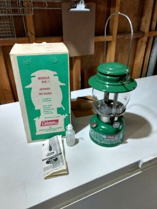 Vintage Coleman Lantern Model 639 Kerosene Dated 2 - 83