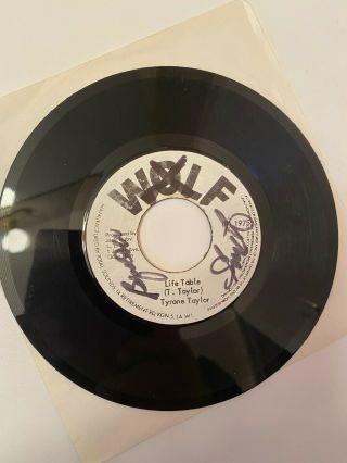 Tyrone Taylor Life Table Rare Wolf 1975 Jack Ruby Reggae Roots