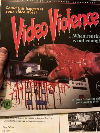 Video Violence Colored Vinyl Club Edition Terror Vision Graveface