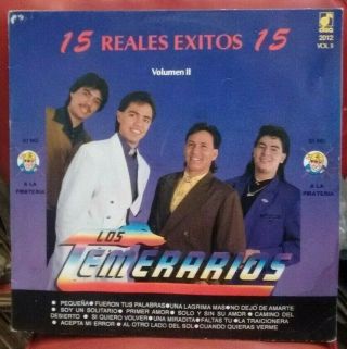 Los Temerarios " Si Quiero Volver " Al Otro Lado Del Sol " Solo Y Sin Su Amor " PequeÑa "