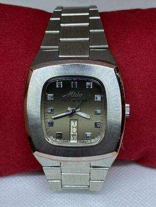 Vintage Mido Multi Star Day/date Automatic Mens Watch 25 Jewels