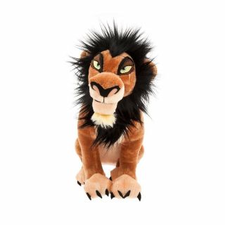 Disney Authentic The Lion King - Scar Plush Toy Doll Figure 14 " Nwt