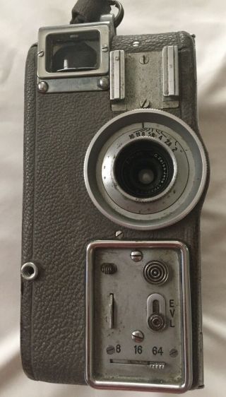 Vintage 1933 Zeiss - Ikon Movikon 8 Rare First Generation Cinema Camera
