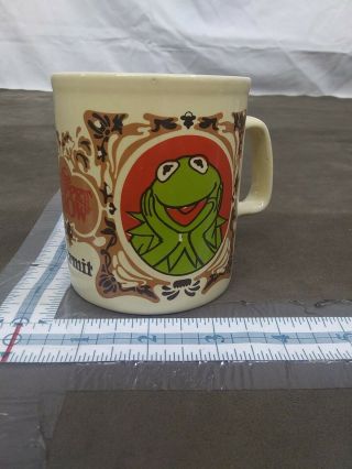 Vtg Muppets Show Kermit Coffee Cup Mug Jim Henson Kiln Craft Made In England 79