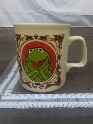 Vtg MUPPETS SHOW Kermit COFFEE CUP MUG JIM HENSON KILN CRAFT MADE IN ENGLAND 79 2