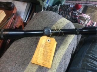 Vintage Weaver K10 - 1x Rifle Scope W/instruction Tag