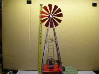 Vintage Antique Live Toy Model Steam Engine Empire Windmill & Water Pump