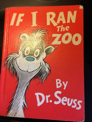 If I Ran The Zoo Dr Seuss Book Rare Collectible 1950 Vintage 2