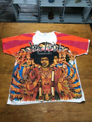 Rare 1990’s Vintage Jimi Hendrix Experience Axis Bold As Love Art