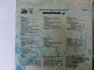 Woodstock: Music from the Soundtrack & More 3 LP set,  Cotillion SD 3 - 500 2