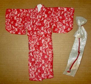 Japanese Exclusive Francie Red Lace Kimono Fr2208
