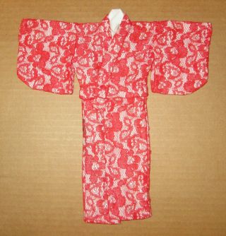 Japanese Exclusive Francie Red Lace Kimono FR2208 4