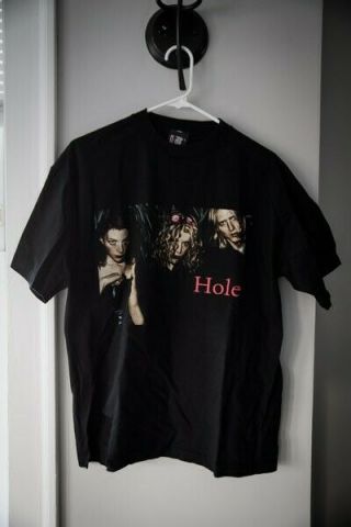 Rare Oop Vintage Hole Celebrity Skin 1999 Tour Tshirt Large Black