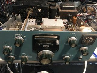 Vintage Heathkit SB - 401 HF Transmitter Ham Radio Tubes Light up no power out 2
