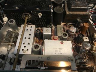 Vintage Heathkit SB - 401 HF Transmitter Ham Radio Tubes Light up no power out 3