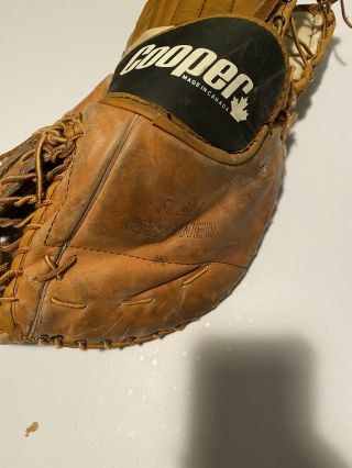 Vintage Cooper Pro Leather GM21 ST Hockey Goalie Glove & GM12 Blocker 5