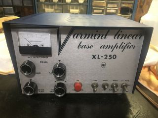 Vintage Varmint Xl - 250 Linear Base Amplifier,  Cb Radio,  And Lights Up