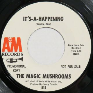 Magic Mushrooms It’s A Happening A&m 45 Garage Psych Nm Promo Hear