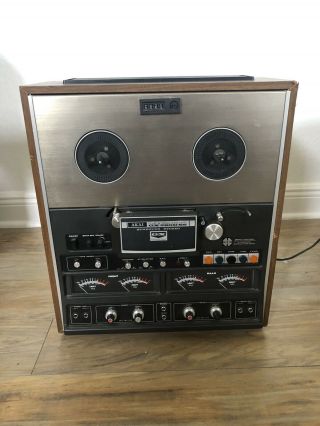 Vintage Akai Gx 280d - Ss 4 Channel Quad Reel To Reel Tape Recorder