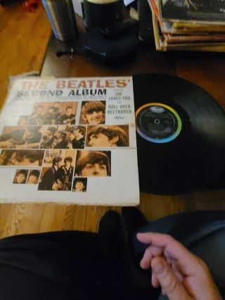The Beatles Second Album Vinyl Mono T 2080 Capitol Vinyl Record Album Lp