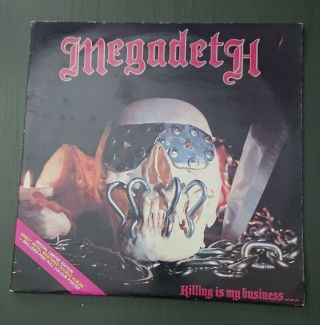 Megadeth - Killing Is My Business Special Limited Edition Double Album Lp Vinyl
