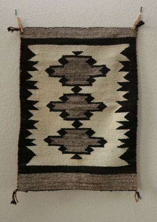 Vintage Navajo Blanket Rug
