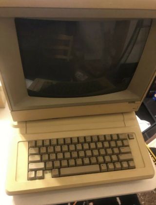 vintage Apple IIe with monitor,  disk drive,  software,  and peripherals 2
