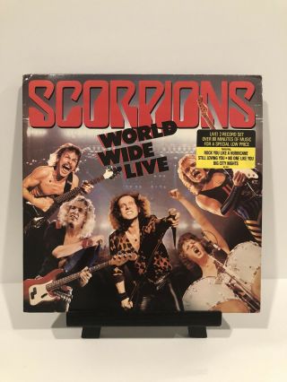 Scorpions - World Wide Live - 1985 Promo Vinyl Pressing