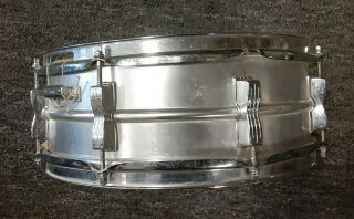 Ludwig Vintage Acrolite Snare Drum With Keystone Badge By Dealer | Good Shape
