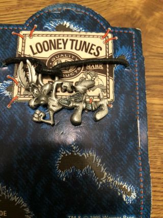 Looney Tunes Wile E.  Coyote 1995 Pewter Necklace Warner Brother’s