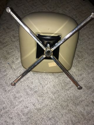 Vintage 1976 Steelcase Orange Office Chair Bucket Seat Mid Century Modern 451 6